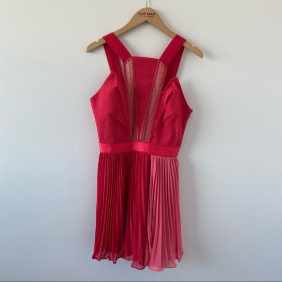 Three Floor Revolve pink paradise cocktail dress - Picture 2 of 8